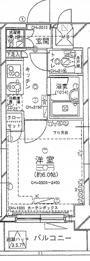 パレステュディオ神楽坂　間取